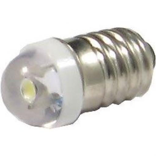 LED žárovka E10 bílá, 12 V / 0,25 W, 6800 K