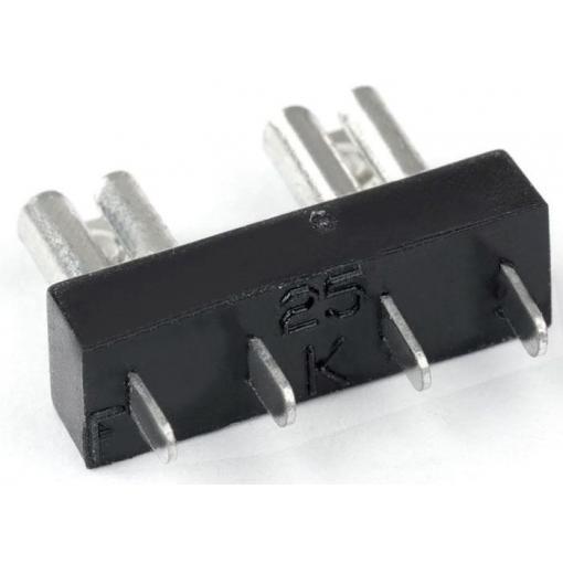 Pojistkový držák do DPS h_k739, autopojistky 19×12 mm
