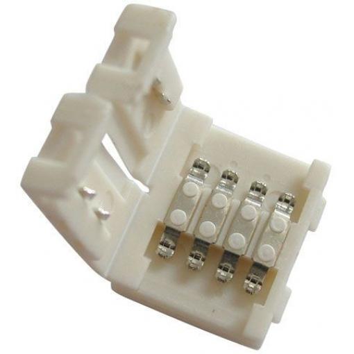 Spojka pro LED pásky RGB 10 mm, click, 19 × 21 mm