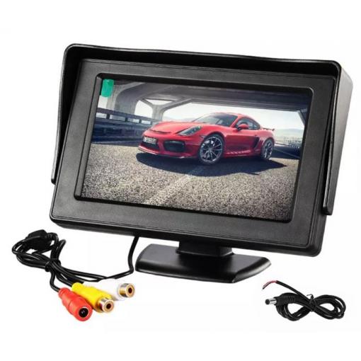 LCD monitor TFT 4,3", 480 × 234 px, 12 V DC
