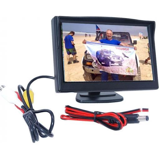 LCD monitor TFT 5" barevný, 800×480, 8–32 V DC