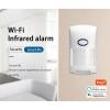 PIR detektor pohybu Wi-Fi TUYA CT60W, s pet imunitou, Android/iOS