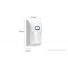 PIR detektor pohybu Wi-Fi TUYA CT60W, s pet imunitou, Android/iOS