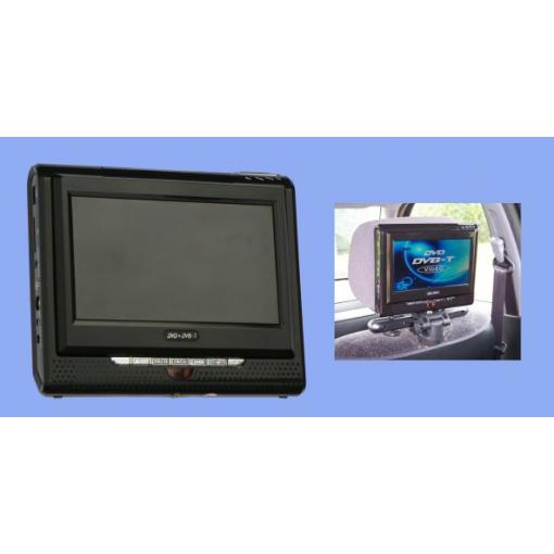 Přenosný DVD /USB/SD přehrávač s digitálním TV DVB-T přijímačem