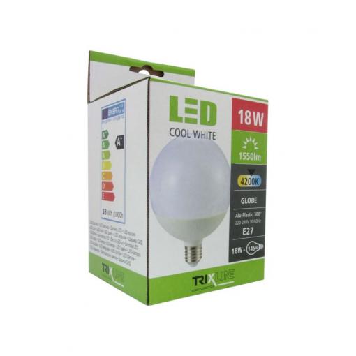 LED žárovka 18 W, G120, E27, denní bílá 4200 K
