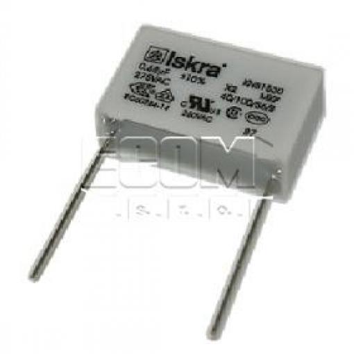 Kondenzátor radiální X2 MKP 2,2 µF / 275 V AC, L4, ISK KNB1530