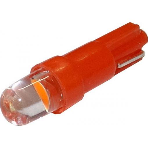 LED žárovka T5 12 V, 5 mm, červená
