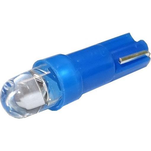 LED žárovka T5 12 V, modrá, 5 mm