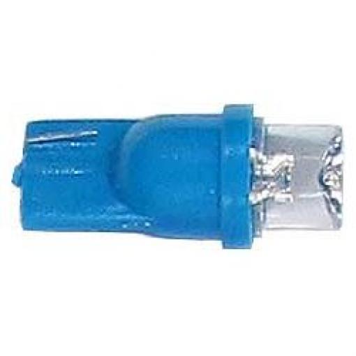LED žárovka T10 12V modrá, 8mm, 110°