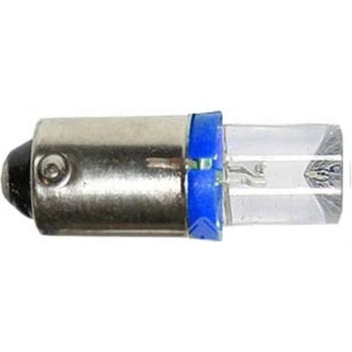 LED žárovka Ba9S 12 V / 0,3 W, modrá, 8 mm