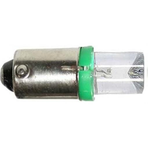 Žárovka LED-1x Ba9S 12V/0,25W zelená
