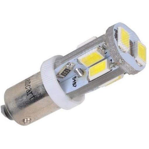 LED žárovka Ba9S 12 V / 4 W, bílá, 10× SMD5630