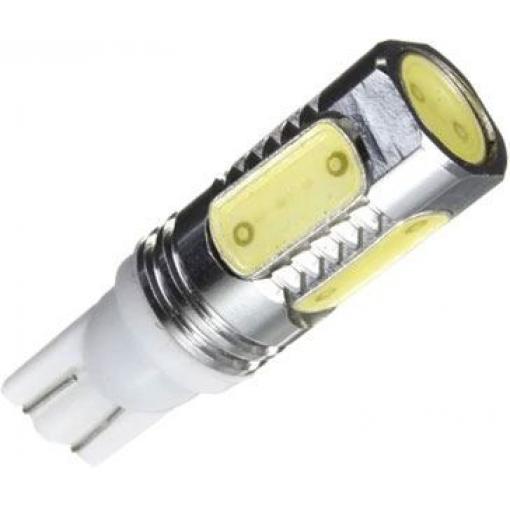 LED žárovka T10 12-24 V, bílá, 5× COB, 310 lm