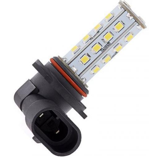 LED žárovka HB4 (9006) 12 V / 6 W, bílá, 27× SMD5730