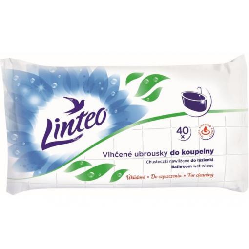 Vlhčené ubrousky Linteo na koupelny, 40 ks