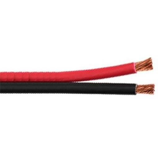 Dvojlinka 2×4 mm² CU, 11 AWG, červeno-černá