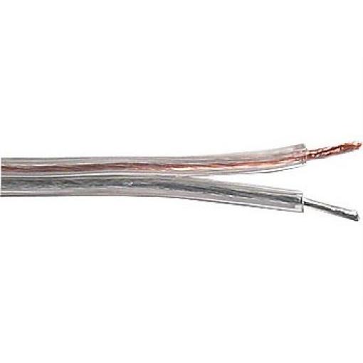 Dvojlinka 2×0,5 mm² CU, 20 AWG, průhledná izolace