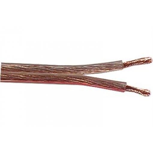 Dvojlinka 2×2,5 mm² CU, 13 AWG, průhledná izolace