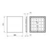 PHILIPS LED světelný panel, 34W, 600x600mm, 3400lm, 6500K  P362069