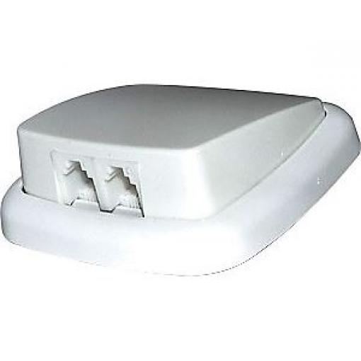 Telefonní zásuvka 2× RJ11 pod omítku 4FK 283 12.901/2