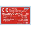 Aktivní anténní rozbočovač 2× IVO I100, 12 V DC, 47–862 MHz