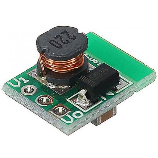 Step-up měnič DC-DC ME2108, 0,9–4,7 V na 5 V, max. 480 mA