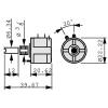 Víceotáčkový potenciometr 3590S, 5 kΩ, 10 otáček, hřídel 6,25 × 12 mm