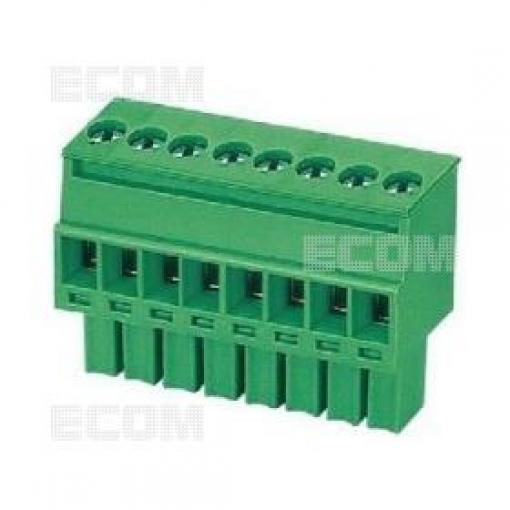 Svorkovnice 15EDGKB-3.81-02P-14, 2 póly, 250 V / 7 A, zelená
