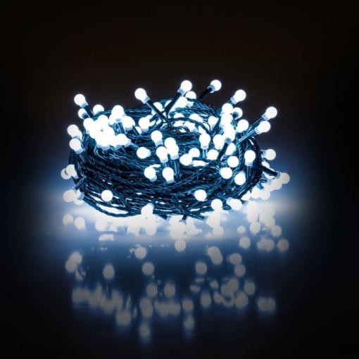 Vánoční řetěz RXL 264 Retlux, 100 LED, 8 funkcí, studená bílá, 15 m