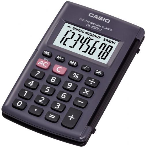 Kalkulačka CASIO HL 820LV, zavírací, základní