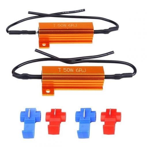 CAN BUS zátěžový rezistor 6 Ω / 50 W pro LED žárovky, pár