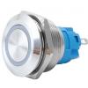 Tlačítko OFF-(ON) 19mm 250V/3A, bílé prosvětlení 12-24VDC