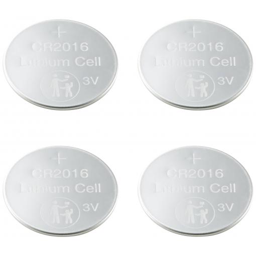 VOLTCRAFT knoflíkový článek CR 2016 3 V 4 ks 80 mAh lithiová LM2016