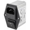 TRU COMPONENTS, TC-10101460 síťový filtr, 250 V/AC, 6 A, 0.8 mH