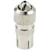 TRU COMPONENTS TC-10101532 koaxiální spojka Kov Připojení kabelu: IEC zásuvka na koaxiální kabel Průměr lanka: 5 mm 1 ks