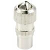 TRU COMPONENTS TC-10101528 koaxiální zástrčka Kov Připojení kabelu: IEC konektor na koaxiální kabel Průměr lanka: 5 mm 1 ks
