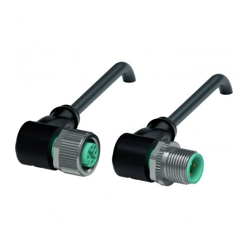 Pepperl+Fuchs V1-W-BK5M-PVC-U-V1-W upravený zástrčkový konektor pro senzory - aktory, 240777-100008, piny: 4, 4, 5 m, 1 ks