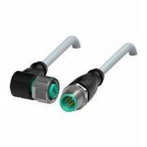 Pepperl+Fuchs V15-W-3M-PUR-ABG-V15-G upravený zástrčkový konektor pro senzory - aktory, 240788-0004, piny: 5, 5, 3 m, 1 ks