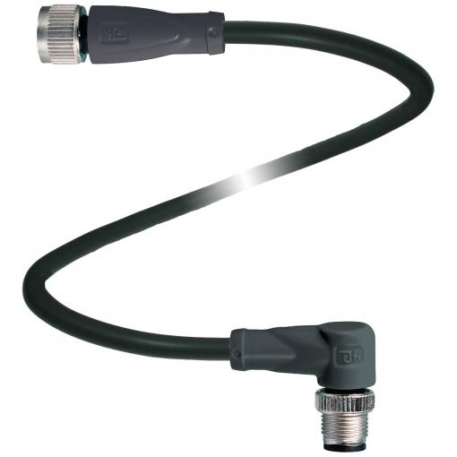 Pepperl+Fuchs V1-G-BK5,5M-PUR-O1S-V1-W upravený zástrčkový konektor pro senzory - aktory, 240790-100016, piny: 4, 4, 5.5 m, 1 ks