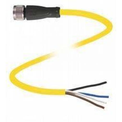 Pepperl+Fuchs V1-G-YE15M-PVC-U upravený zástrčkový konektor pro senzory - aktory, 456406, piny: 4, 15 m, 1 ks