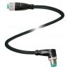 Pepperl+Fuchs V1-G-BK3M-PVC-U-V1-W upravený zástrčkový konektor pro senzory - aktory, 240778-100019, piny: 4, 4, 3 m, 1 ks
