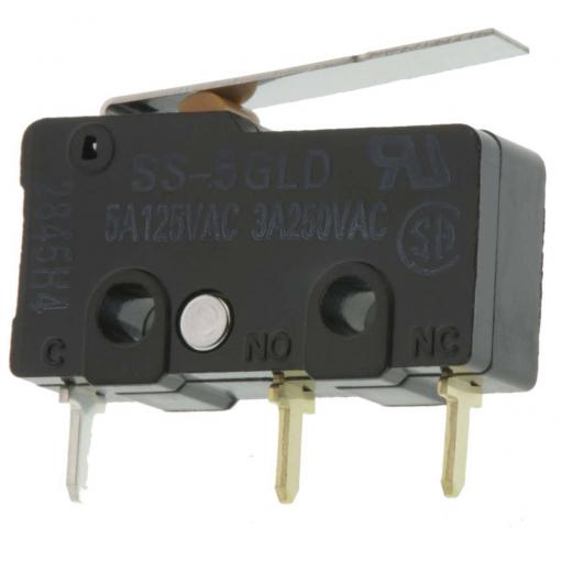 Omron SS-5GLD mikrospínač 125 V/AC 5 A 1x zap/(zap) 1 ks Bag