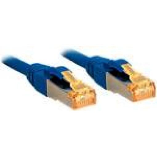 LINDY 47275 RJ45 síťové kabely, propojovací kabely CAT 6 S/FTP 0.30 m modrá 1 ks