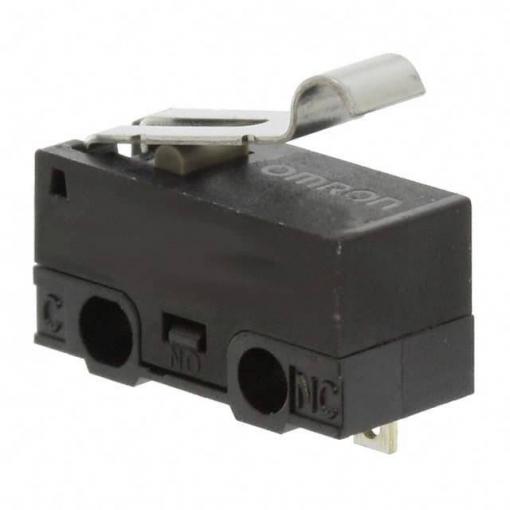 Omron D2F-01L3-D mikrospínač 30 V/DC 0.1 A 1x zap/(zap) 1 ks Bag