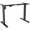 SpeaKa Professional konstrukce psacího stolu pro práci vsedě i ve stoje elektricky výškově nastavitelné Rozsah výšky: 710 do 1210 mm (š x h) 1040 mm x 600 mm