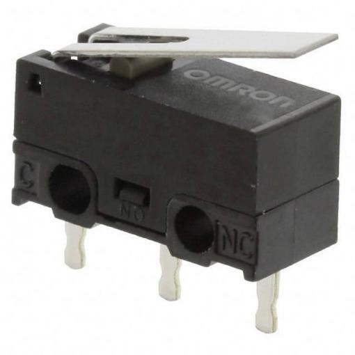 Omron D2F-01L-T mikrospínač 30 V/DC 0.1 A 1x zap/(zap) 1 ks Bag