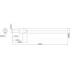 TOOLCRAFT pájecí hrot dlátový Velikost hrotů 8 mm Délka hrotů 95 mm Obsah 1 ks