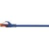 Renkforce RF-5043876 RJ45 síťové kabely, propojovací kabely CAT 6 U/UTP 1.00 m modrá s ochranou, bez halogenů 1 ks