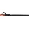 Renkforce RF-5043806 RJ45 síťové kabely, propojovací kabely CAT 6 U/UTP 3.00 m černá s ochranou, bez halogenů 1 ks