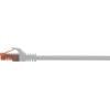 Renkforce RF-5043810 RJ45 síťové kabely, propojovací kabely CAT 6 U/UTP 10.00 m šedá s ochranou, bez halogenů 1 ks